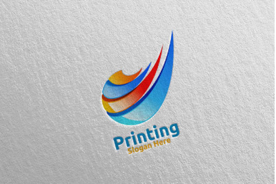 Digital Printing Company Logo Design 9