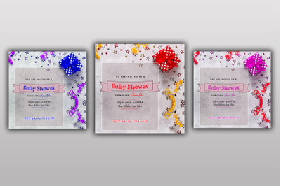 Baby Shower Invitation Card