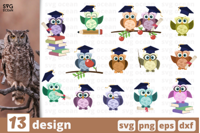 13 GRADUATION OWL svg bundle, bird cricut svg