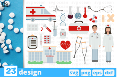 23 MEDICINE&nbsp; svg bundle, hospital&nbsp;cricut svg