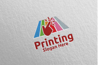 Click Printing Company Logo Design 20