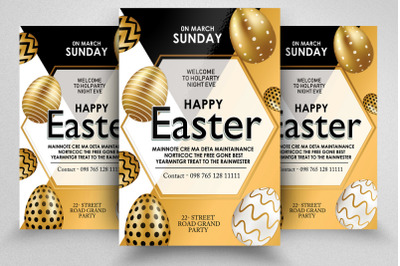 Happy Easter Flyer&2F;Poster Template