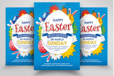 Happy Easter Flyer&2F;Poster Template