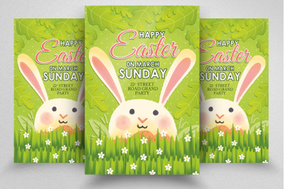 Happy Easter Flyer&2F;Poster Template