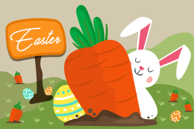 Happy Easter Illustration