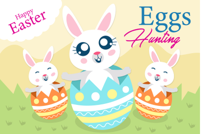 Happy Easter Illustration