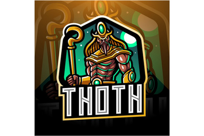 Thoth esport mascot logo