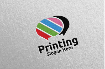 Chat Printing Company Logo Design 27