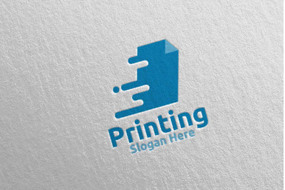 Fast Printing Company Logo Design 33