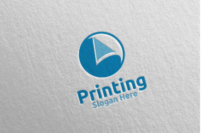 Paper Printing Company Logo Design 36