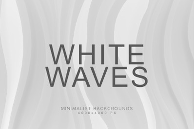 White Minimalist Wave Backgrounds 2