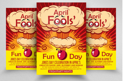 April Fool&#039;s Day Flyer Template