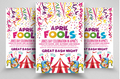 1st April Fools Day Flyer Template