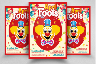 April Fool&#039;s Day Flyer Template