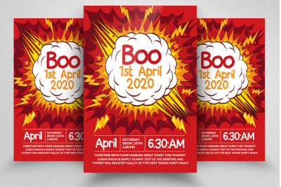 April Fools Day Flyer Template