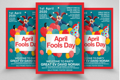 April Fools Day Flyer Template