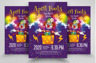 April Fool&#039;s Day Flyer Template