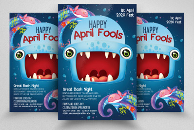 April Fool&#039;s Day Flyer Template