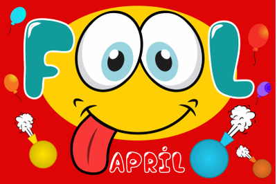 April Fool&#039;s Day Illustration