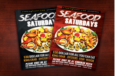 Seafood Saturdays Flyer