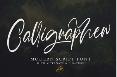 Calligrapher | Modern Script Font