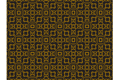 Pattern Gold Square with side circle