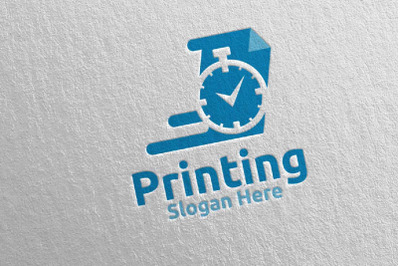 Fast Printing Company Logo Design 50