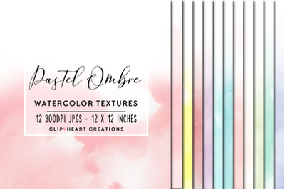 Pastel Ombre Watercolor Papers