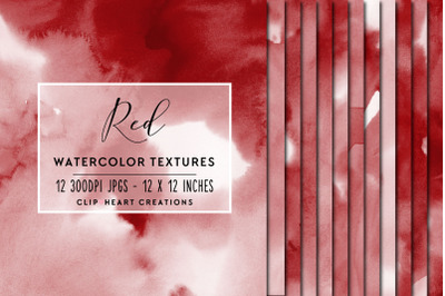 Red Watercolor Papers