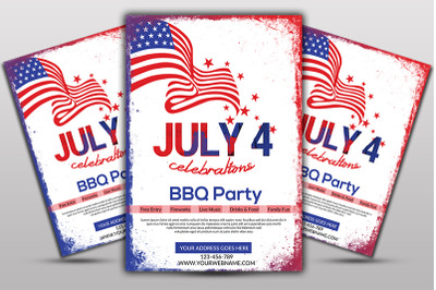 4th july Independence Day&nbsp; Flyer