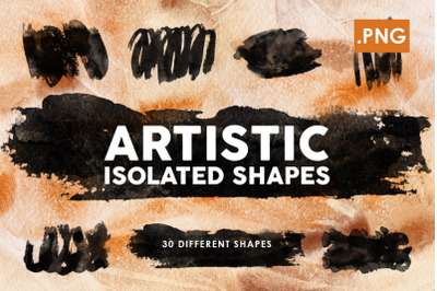 Artistic PNG Shapes Vol. 1