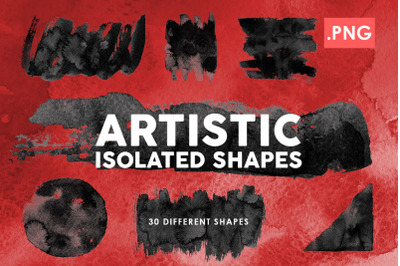 Artistic PNG Shapes Vol. 2