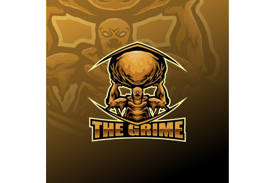 The grime&nbsp;esport mascot logo