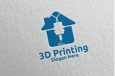 Home 3D Printing Company Logo Design 51