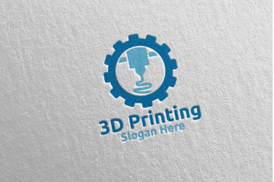 3D Printing Company Logo Design 55