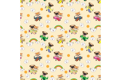 cat and dog pattern