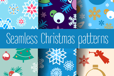 Seamless Christmas patterns
