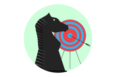 Winning strategy icon