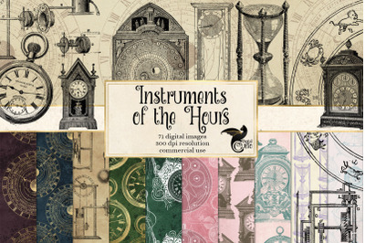 Instruments of the Hours Digital Scrapbook Kit