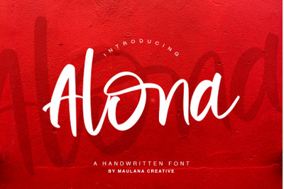 Alona - Handwritten Font