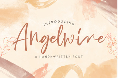 Angelwine - Handwritten Font