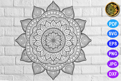 Mandala Zentangle Pattern-2-3