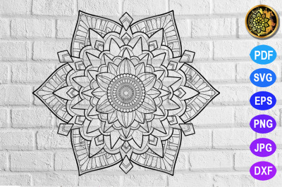 Mandala Zentangle Pattern-2-5
