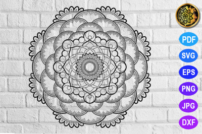 Mandala Zentangle Pattern-2-9