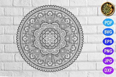 Mandala Zentangle Pattern-2-12