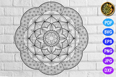Mandala Zentangle Pattern-2-16