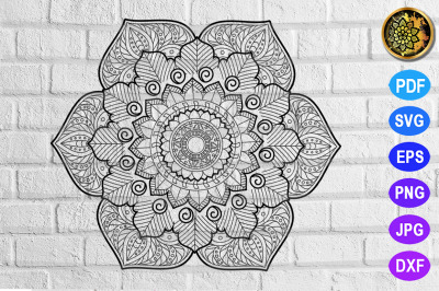 Mandala Zentangle Pattern-2-17