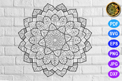 Mandala Zentangle Pattern-2-18