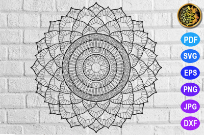 Mandala Zentangle Pattern-2-19