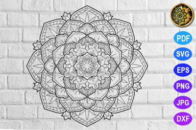 Mandala Zentangle Pattern-2-22